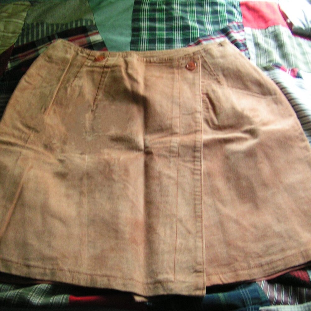 SOFT LEATHER WRAP SKIRT 8